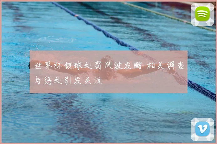 世界杯假球处罚风波发酵 相关调查与惩处引发关注